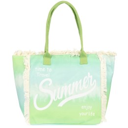 Duża neonowa torba plażowa Boho Summer | Beltimore
