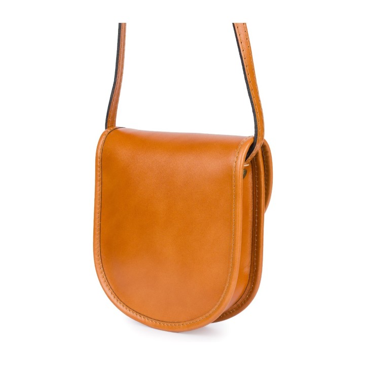 Camelowa skórzana torebka Beltimore K68