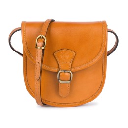 Camelowa skórzana torebka Beltimore K68