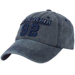 Granatowa Czapka z daszkiem baseballówka vintage uniwersalna cz-m-83