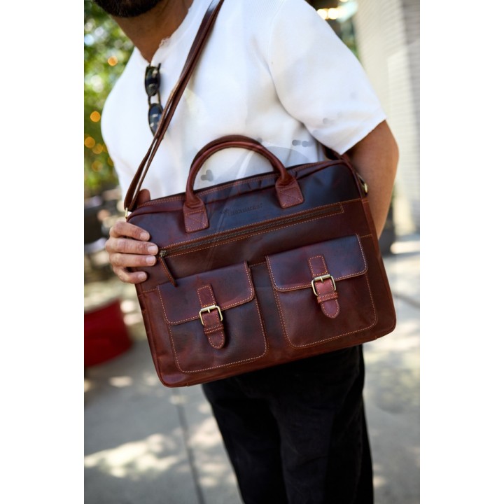 Beltimore N02 – skórzana torba na laptopa 15,6"