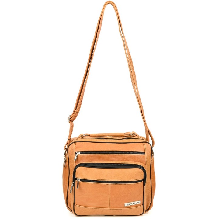 Skórzana torba męska Beltimore F72 camel