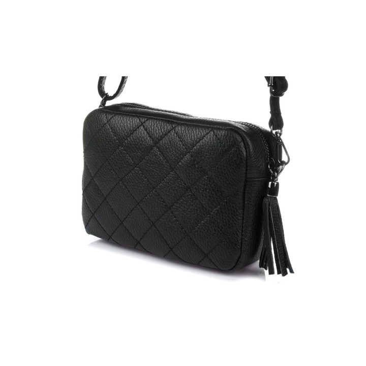 Czarna skórzana listonoszka damska Beltimore C75