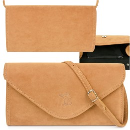 Camelowa torebka kopertówka Beltimore W19