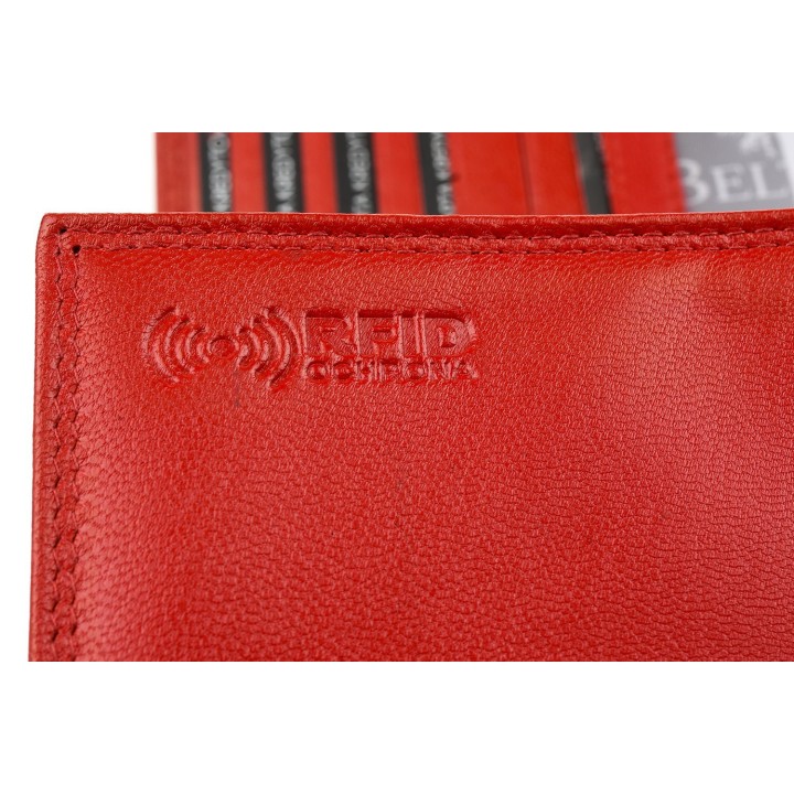 Duży skórzany portfel damski RFiD Beltimore 038