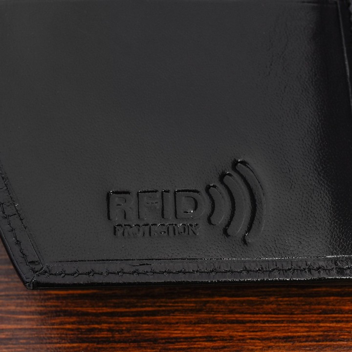 Skórzany portfel damski RFID Beltimore L53 czarny