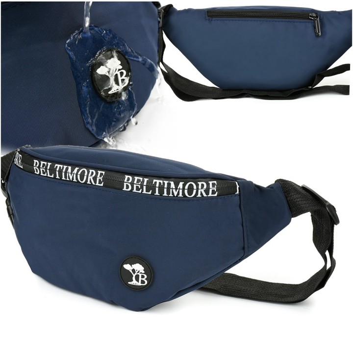 Granatowa saszetka nerka Beltimore C60