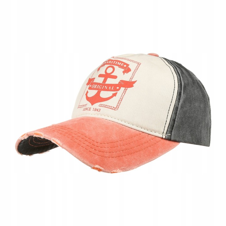 Czapka z daszkiem baseballówka vintage uniwersalna czm1