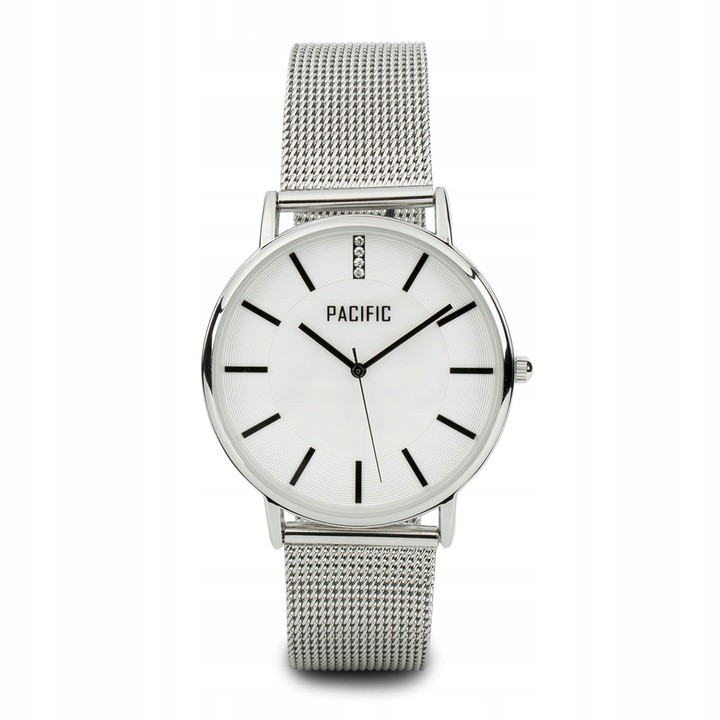 Zegarek damski Pacific mesh srebrny Z67