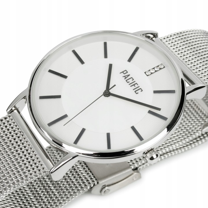 Zegarek damski Pacific mesh srebrny Z67