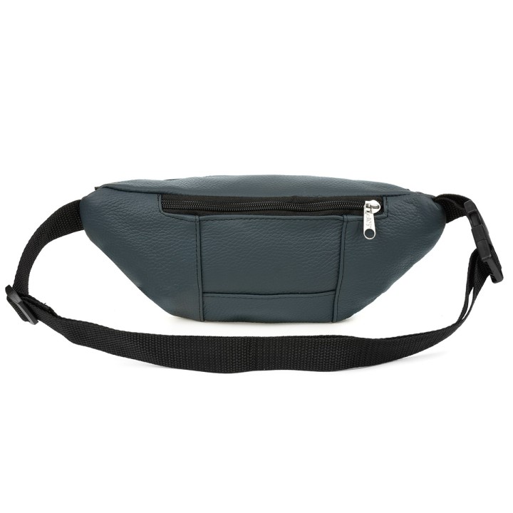 Nerka saszetka skórzana  pojemna  granatowa Beltimore I54 | dev.hurtowniagalanterii.pl