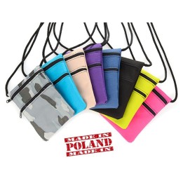 Mix 10 szt etui na szyję, paszportówka, dwa suwaki, kodura print I38