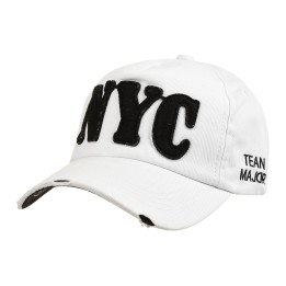 Biała czapka z daszkiem vintage NYC | Beltimore
