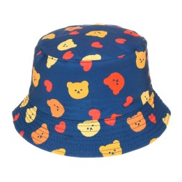 Dwustronny kapelusz dziecięcy Bucket Hat – misie