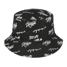 Dwustronny kapelusz bucket hat czarny | Beltimore