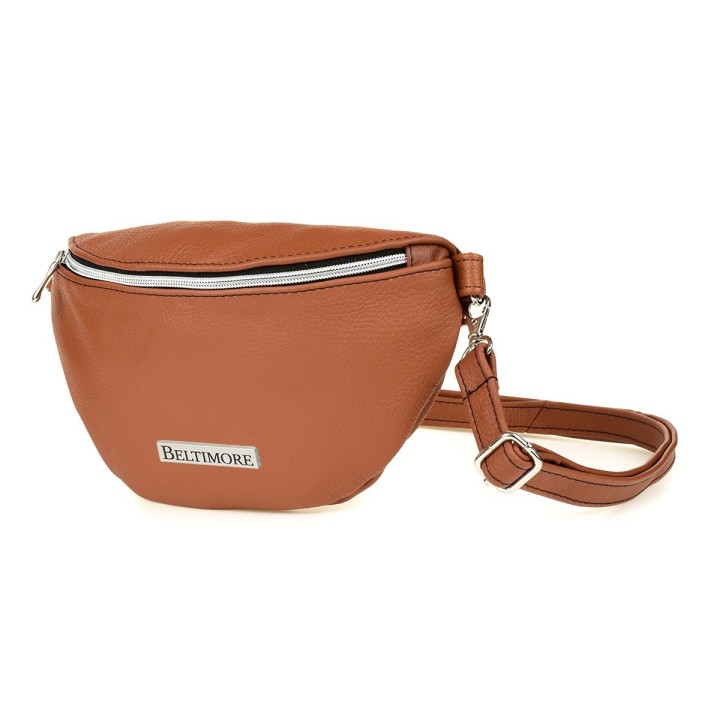 Nerka skórzana camel Beltimore F44