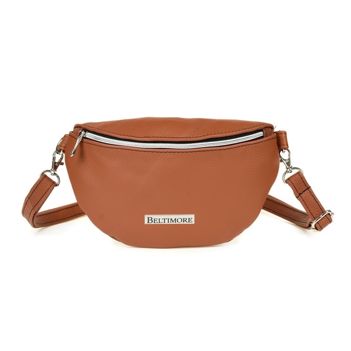 Nerka skórzana camel Beltimore F44
