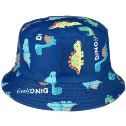 Dziecięcy kapelusz bucket hat dwustronny Dino