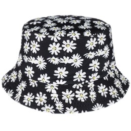 Dwustronny kapelusz dziecięcy Stokrotki | bucket hat