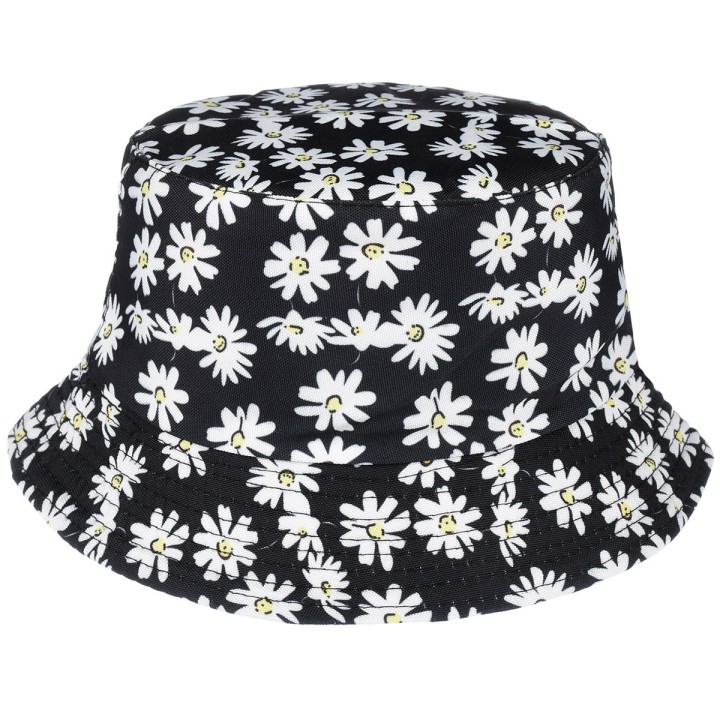 Dwustronny kapelusz dziecięcy Stokrotki | bucket hat